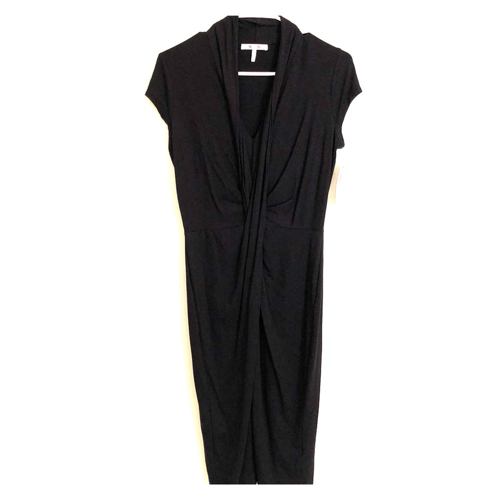 Three Dots twist front business casual dress